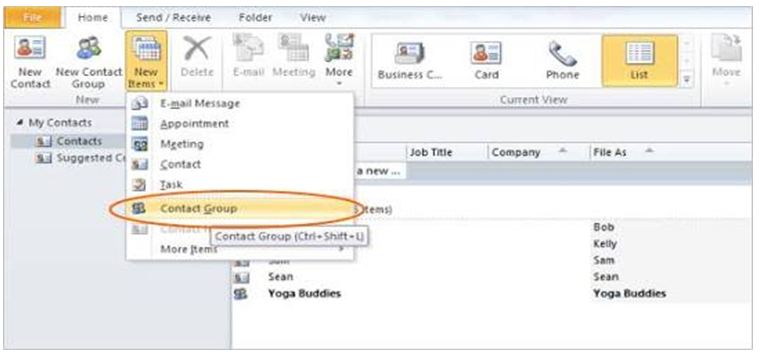 edit outlook distribution list